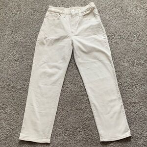 Madewell Women's Straight Leg Jeans - Pure White